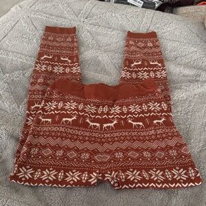 Forever 21 Women Light Brown Patterned Joggers